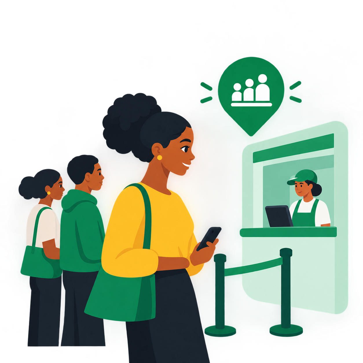 Queues errand in Lagos
